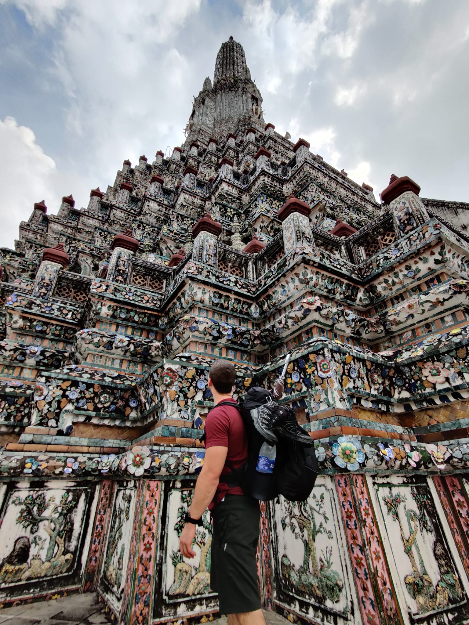 The What Arun temple in Bangkok city